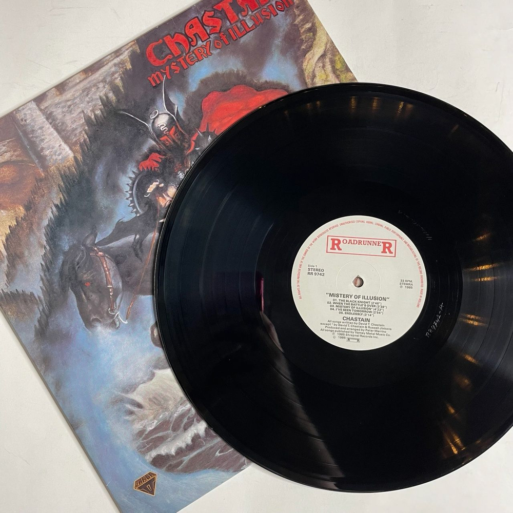 Винтажная виниловая пластинка LP Chastain Mystery Of Illusion (Germany 1985)