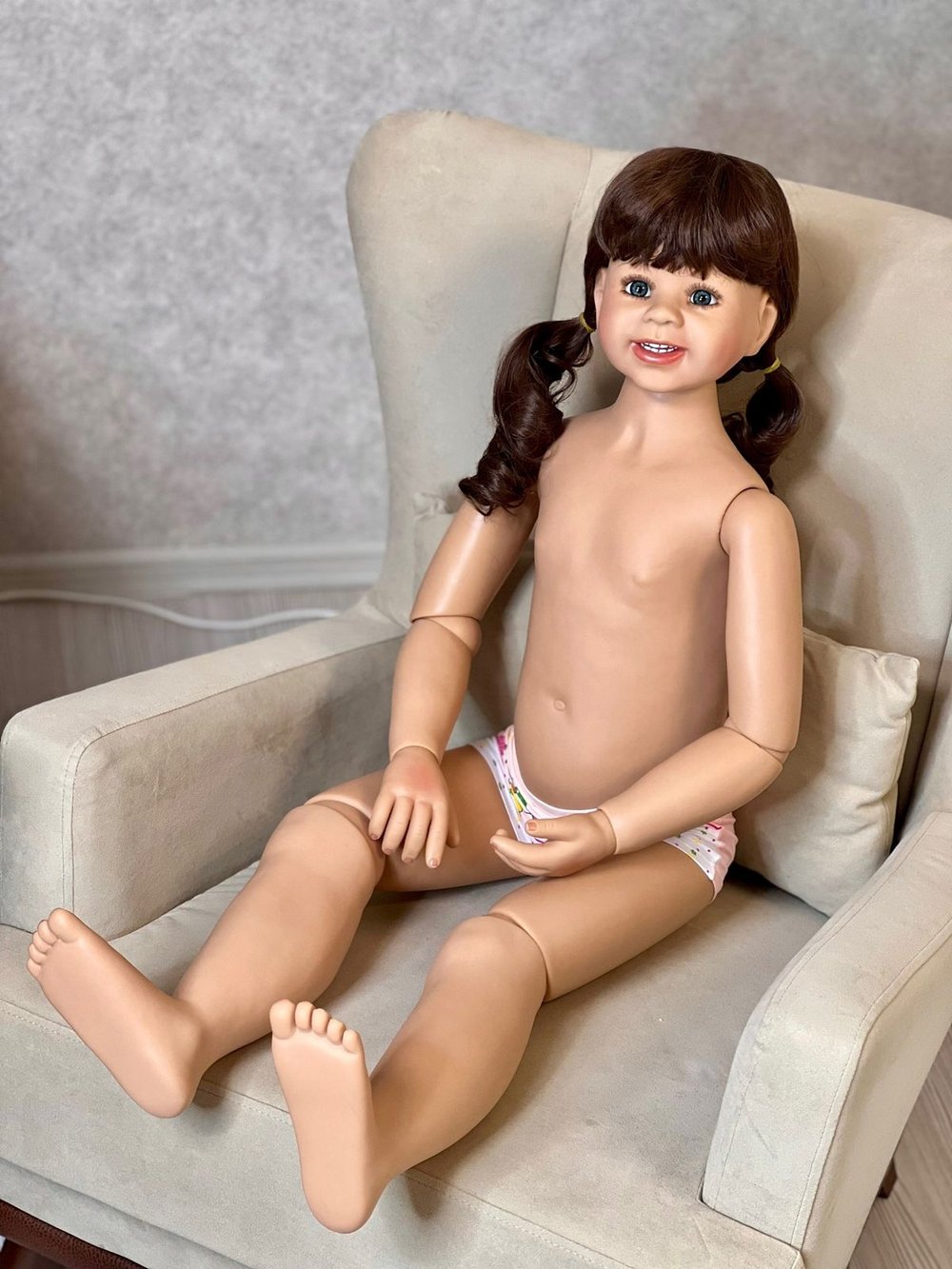Кукла Реборн ростовая 120см в пакете (FA-437)