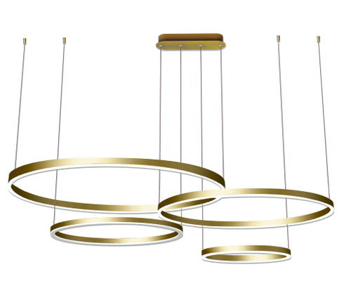 08204,33P(4000K) Люстра димм. Тор мат.золото 174W