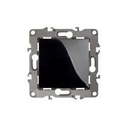 12-1001-06 ЭРА Выключатель, 10АХ-250В, IP20, без м.лапок, Эра12, чёрный | Эра 12 Черный