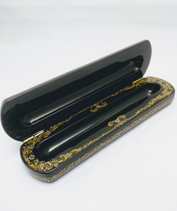 Шкатулка-пенал для ручки "Москва. Зима" худ. А. Чигарева 17.5х4.5см