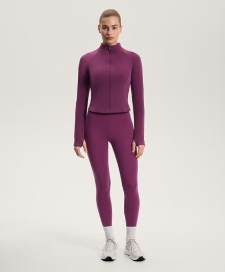 Oysho Легкая и теплая высокотехнологичная куртка, темно-сливовый