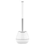 Ершик для унитаза силиконовый STANDART TYPE (овальный) напольный, с пинцетом, LAIMA, 608132