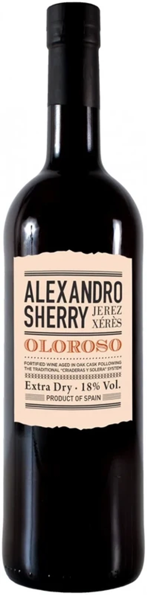 Херес Alexandro Medium, 0,75 л