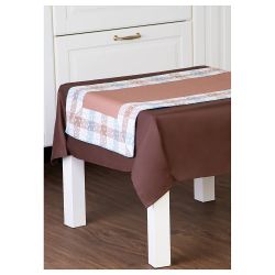 ДОРОЖКА НА СТОЛ "МОККО" ,80Х40СМ,100% ХЛОПОК,МОККО+КЛЕТКА