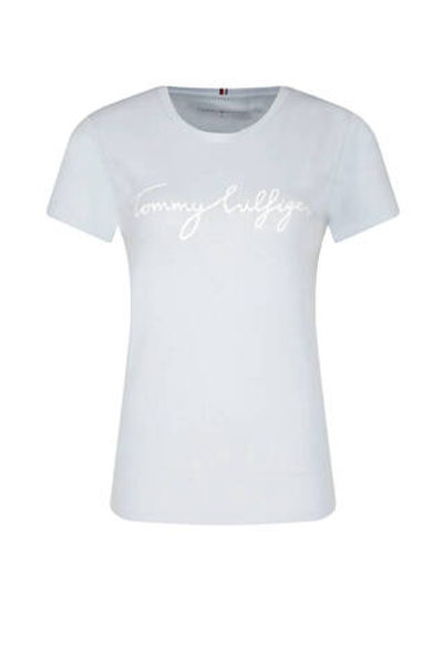 футболка Tommy Hilfiger - голубой(WW0WW28682)