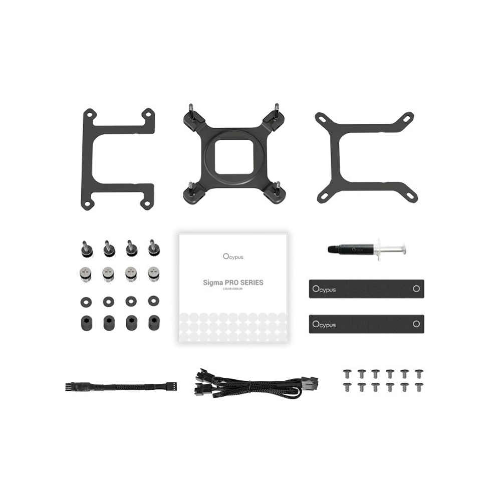 Система водяного охлаждения Ocypus Sigma L36 PRO BK, 360mm, LCD Pump