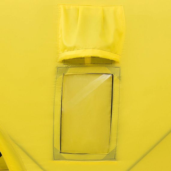 Палатка зимняя Куб 1,8х1,8 yellow/gray (HS-ISC-180YG) Helios