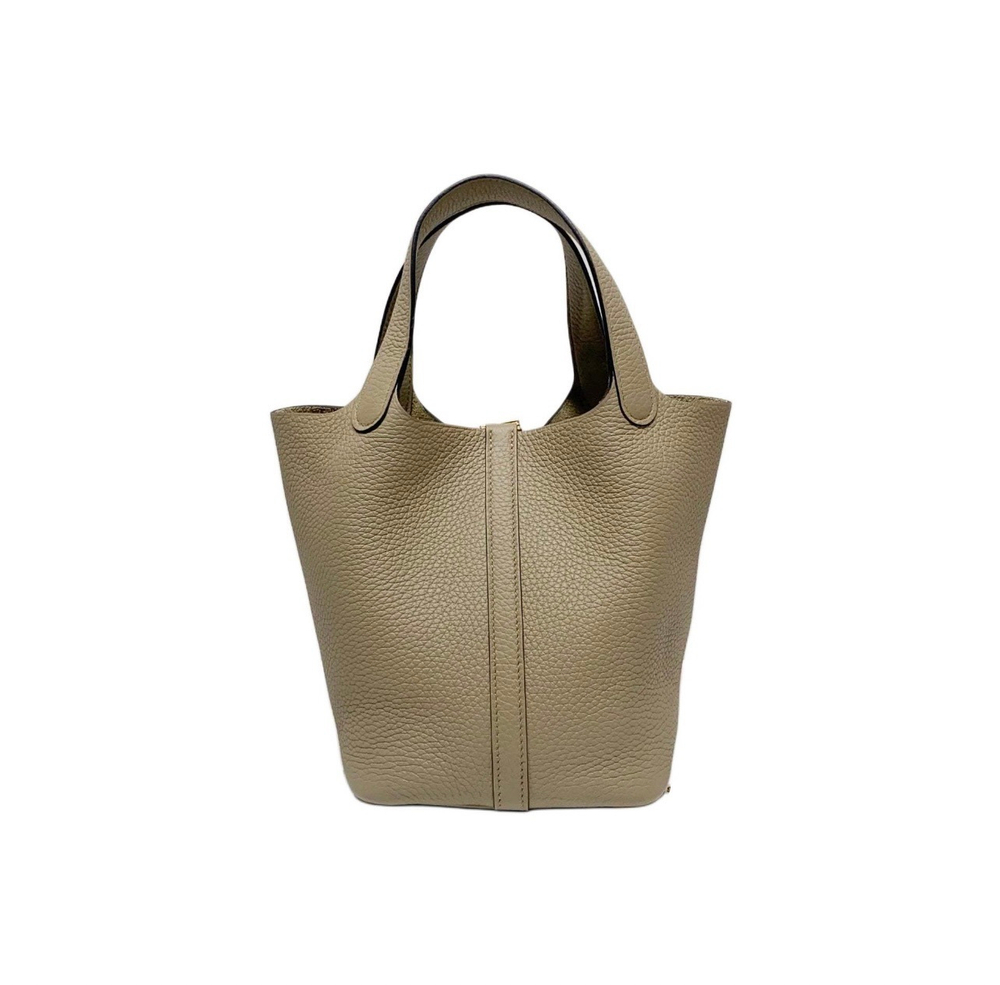 В наличии, Сумка Hermes Picotin 18 Beige Marfa Clemence bull calfskin, H056289CC8Q