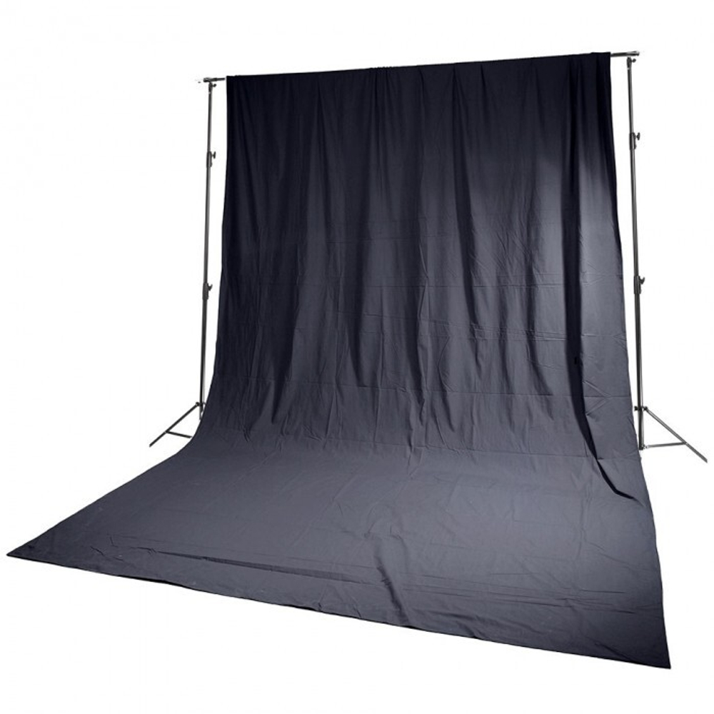 Фон FB-01 FB-3060 черный (бязь) 3x6 м