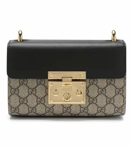 Сумка на плечо Gucci Padlock GG маленького размера