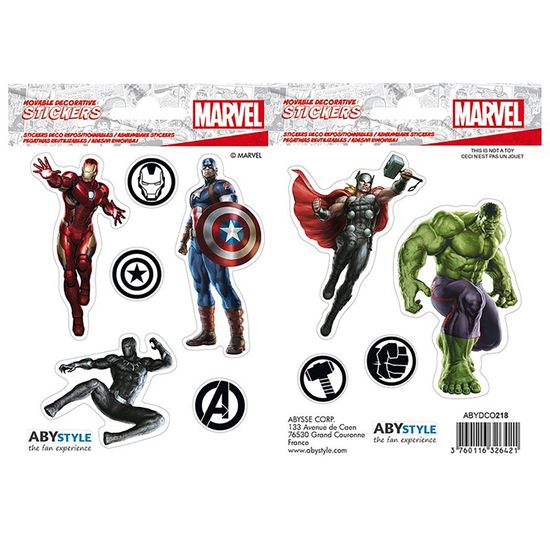 Наклейки Marvel Avengers ABYDCO417