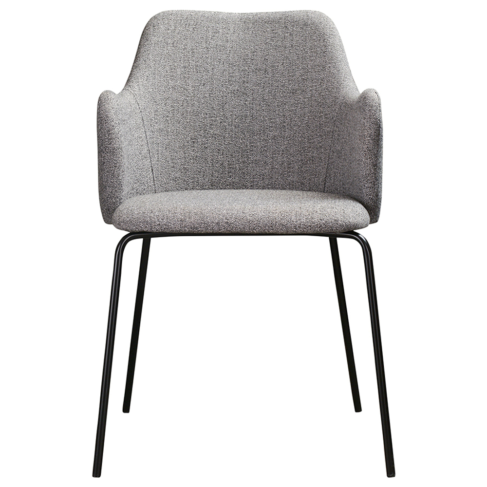 Стул Bergenson Bjorn Dwight, рогожка, светло-серый