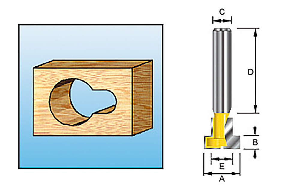 Фреза 9,5х4,76х8х32 Makita D-11988