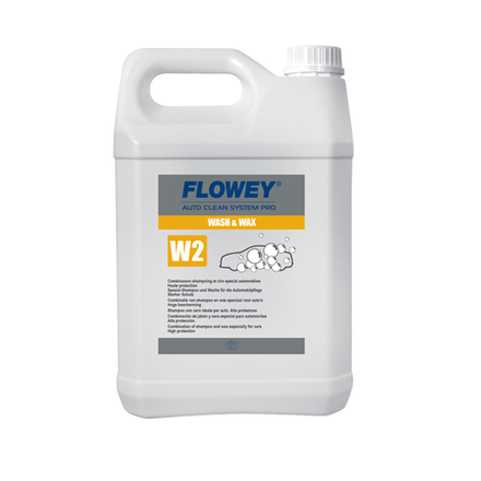 Шампунь с активным компонентом воска WASH & WAX , канистра 5 л., FLOWEY (Люксембург)
