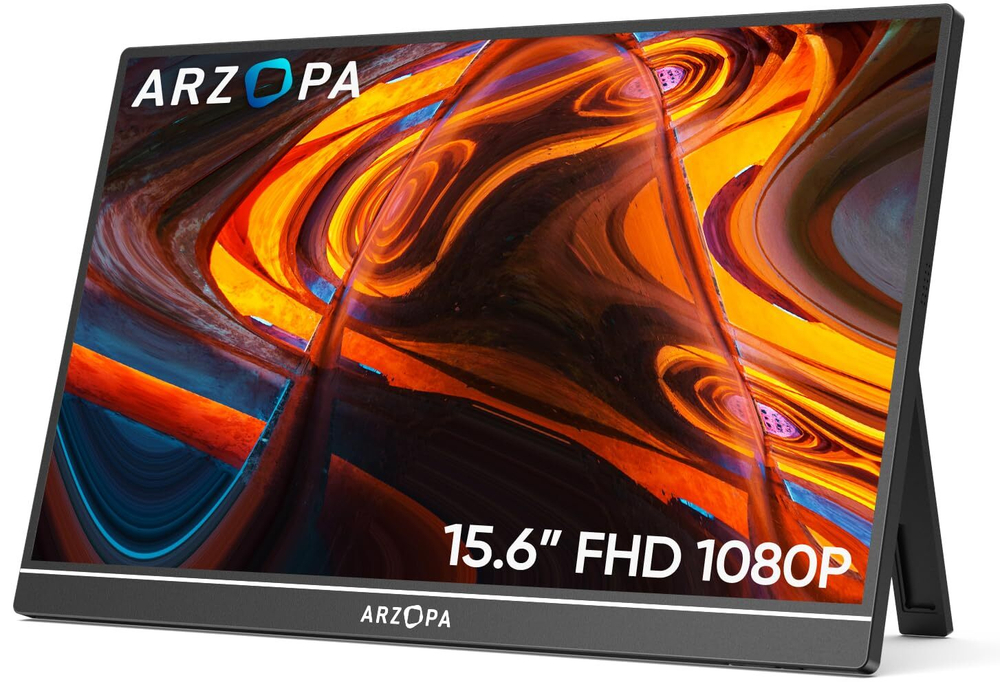 15,6" Портативный монитор с встроенной ножкой A1 FHD IPS 1920x1080, 60 Гц