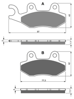 Колодки тормозные Goldfren 002 AD