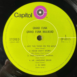 Винтажная виниловая пластинка LP Grand Funk Railroad (Japan 1970) (No Obi)