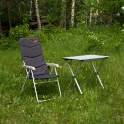 Кресло складное регулируемое Tramp, алюминий