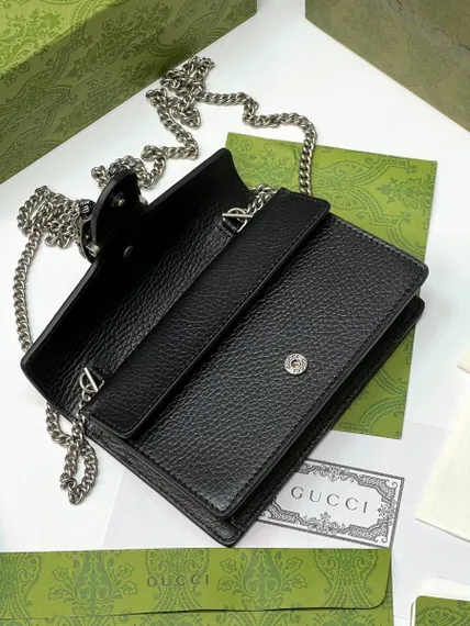 Сумка Gucci Dionysus GG Super Mini черный