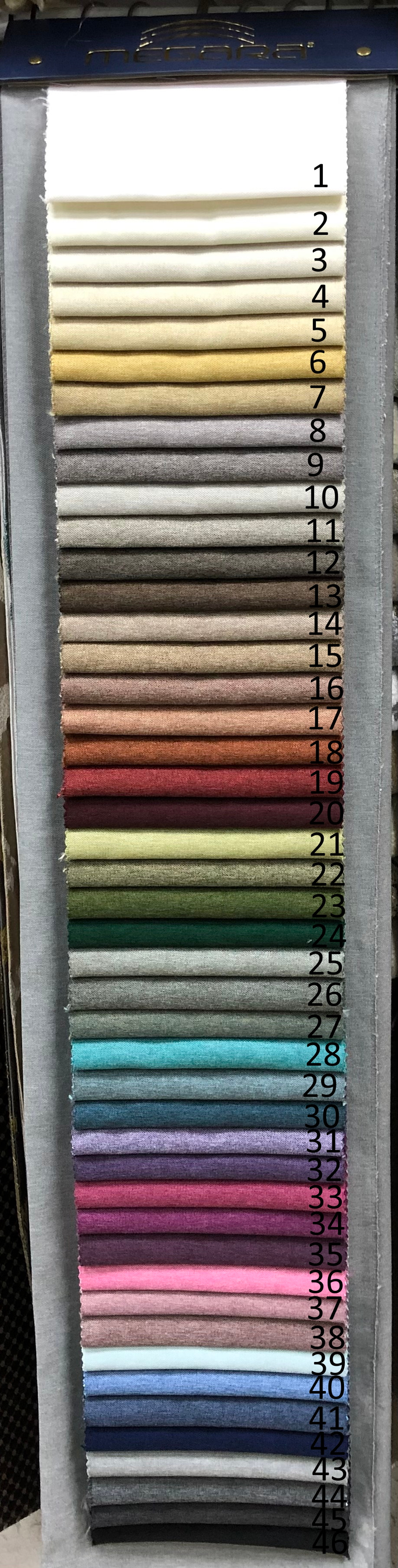 Портьерная ткань лен Megara арт. 6699