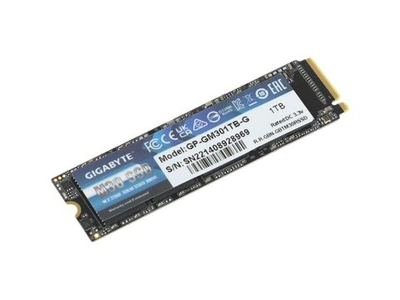 SSD накопитель Gigabyte 1ТБ, M.2 2280, PCIe 3.0 x4, NVMe [GP-GM301TB-G]