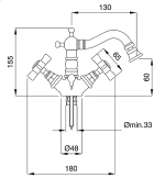 Смеситель для биде Migliore Princeton ML.PRN-844 медь