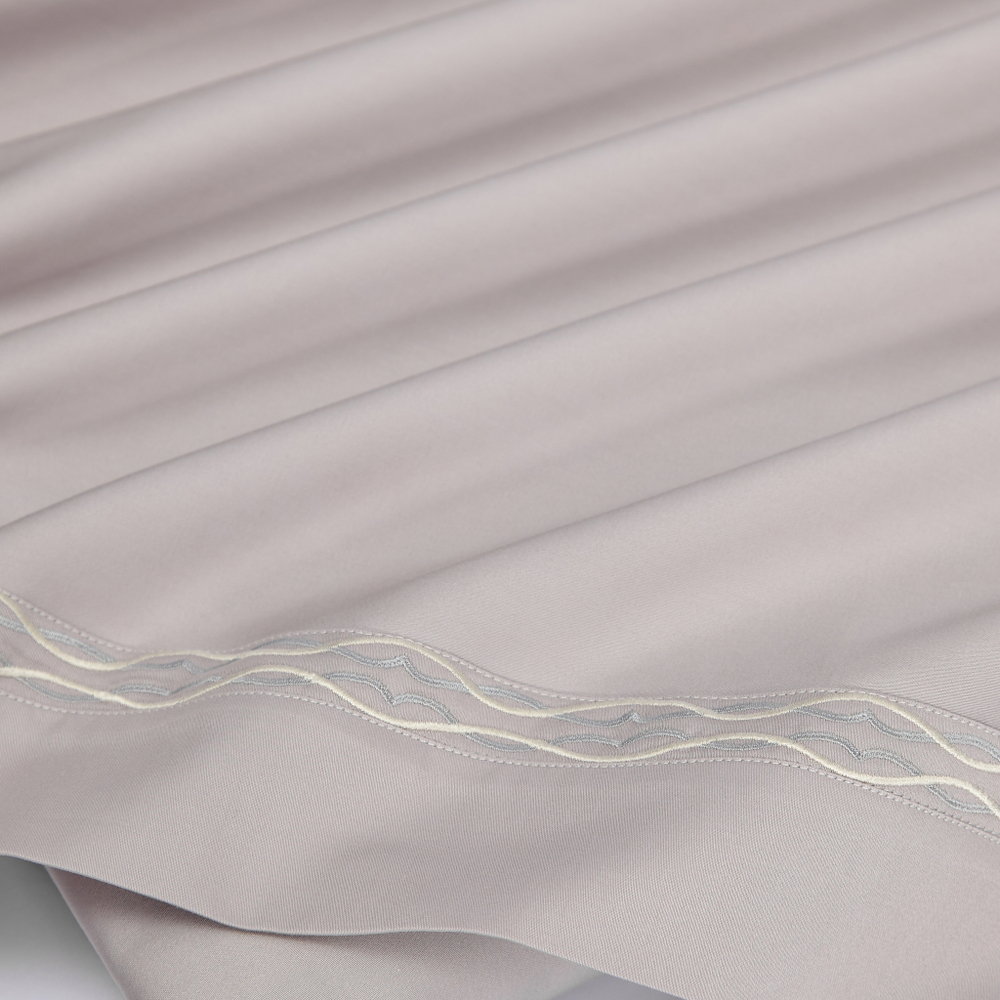 Постельное белье 2 спальное евро Сlaire&Caroll Le Fleur серый