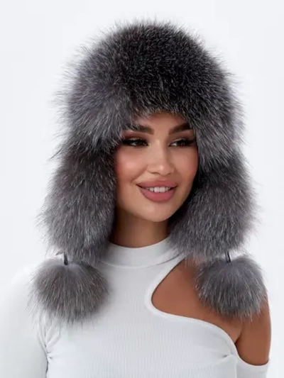 Шапка ушанка зимняя меховая