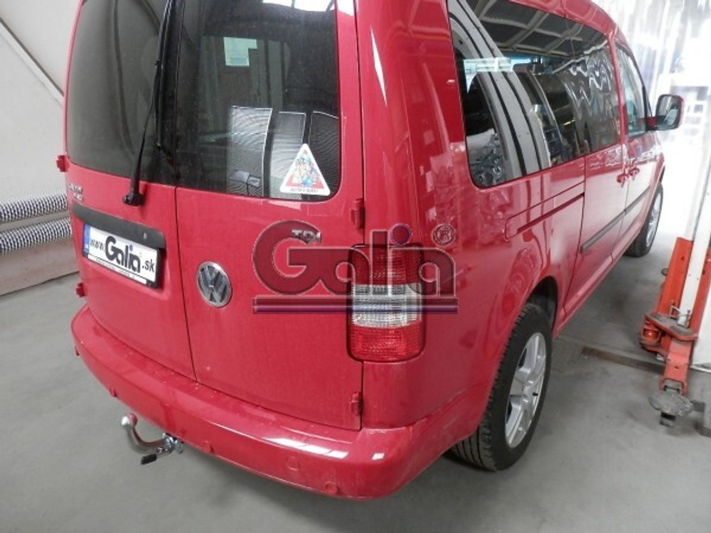Фаркоп оцинкованный Galia V067C для Volkswagen Caddy 2004-(паспорт и сертификат в комплекте)(без электрики)