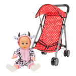 Коляска для кукол сидячая, пакет 894-2