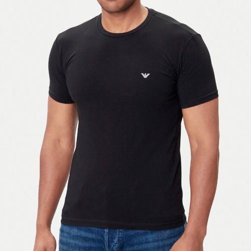 Мужская футболка черная Emporio Armani EM000379_AF14133