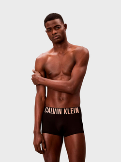 Мужские трусы боксеры-брифы Calvin Klein Intense Power Micro 3-Pack Black / Papaya Punch