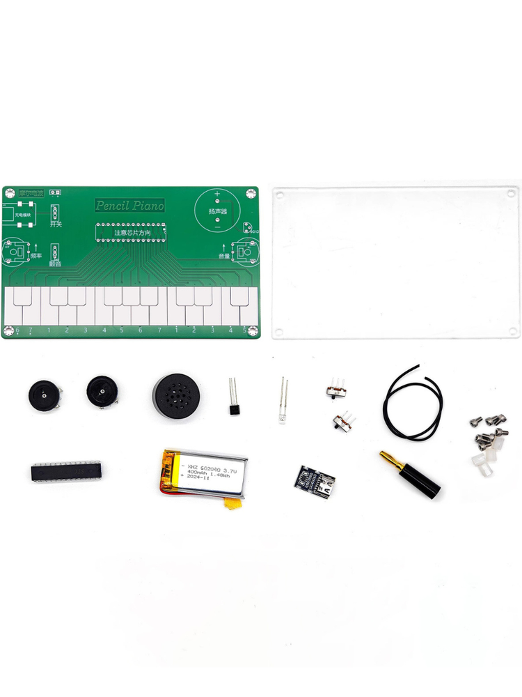 Набор для самостоятельной сборки и пайки (конструктор) Музыкальный стилофон / аналоговый синтезатор