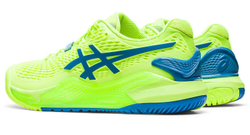 Женские Кроссовки теннисные Asics Gel-Resolution 9 - зеленый