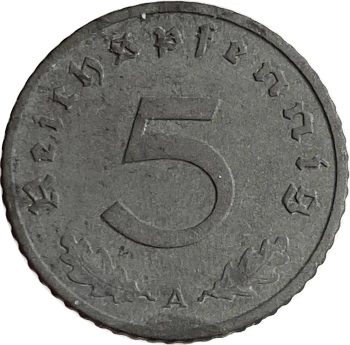 5 рейхспфеннигов 1942 Германия (Третий рейх) "A"