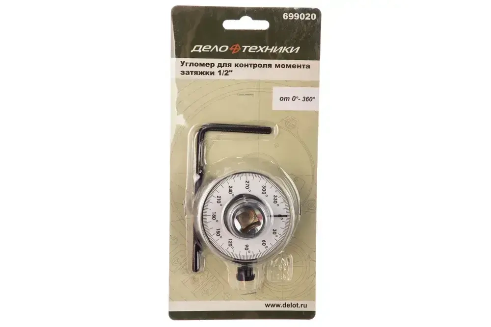 Угломер для контроля угла затяжки 1/2" Дело Техники