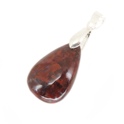 Кулон "Капля" питерсит медно-красный асс.