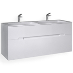Тумба с раковиной Jorno Modul 120 см Mоl.01.122/P/W белая