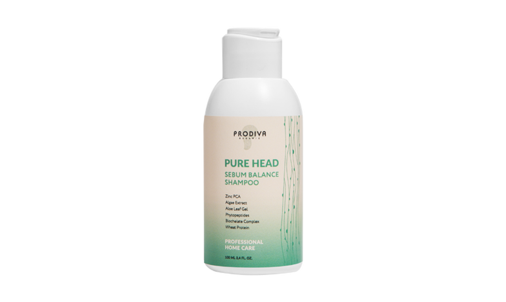 PRODIVA Дом.Уход PURE HEAD SEBUM BALANCE Shampoo - Шампунь для жирной кожи головы