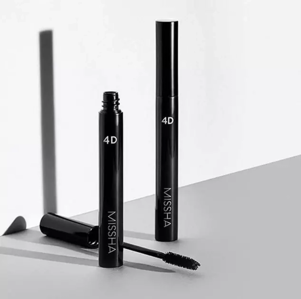 Тушь для удлинения и объёма ресниц Missha The Style 4d Mascara