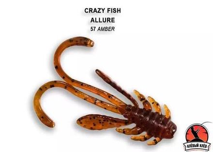 ALLURE 1,6  23-40-57-6 Силиконовые приманки Crazy Fish