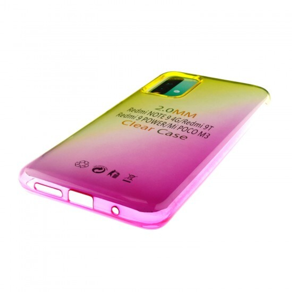 Чехол для Xiaomi Poco M3 Градиент, ТПУ, 012965