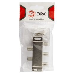 Делитель ТВ ЭРА 4 ответвления под F разъём 5-1000 МГц упаковка 1 шт.