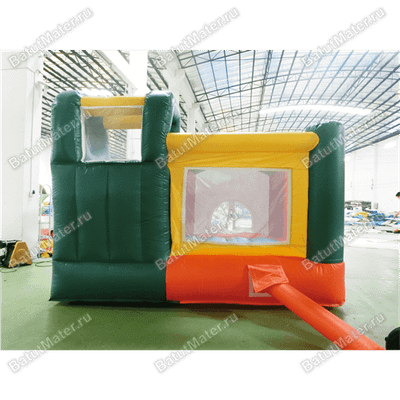 Небольшой надувной батут "Лесной домик"