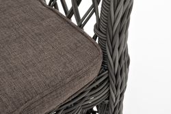 "Сицилия" плетеный стул из искусственного ротанга, цвет графит