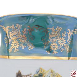 Салфетница Repast Охота зеленая Мария-тереза 12*4 см