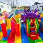 Коммерческий надувной батут «В гостях у дельфинов 2», 10*5*5 м