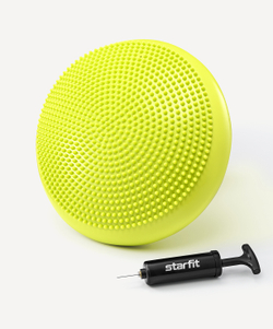 Диск балансировочный BP-104, с насосом, массажный, лаймовый