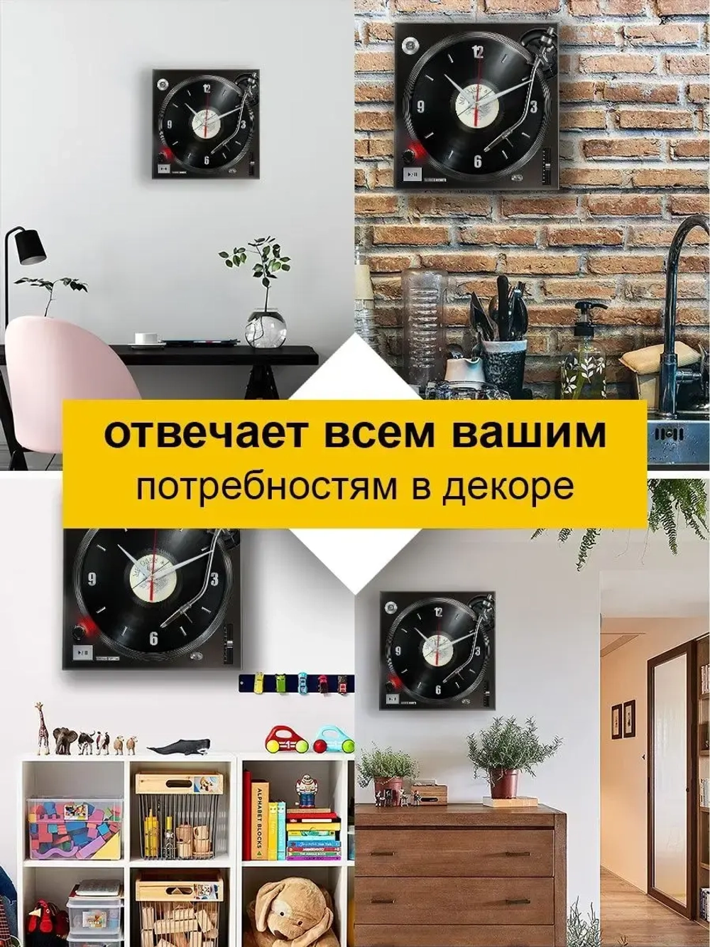 Часы настенные для кухни лофт декор